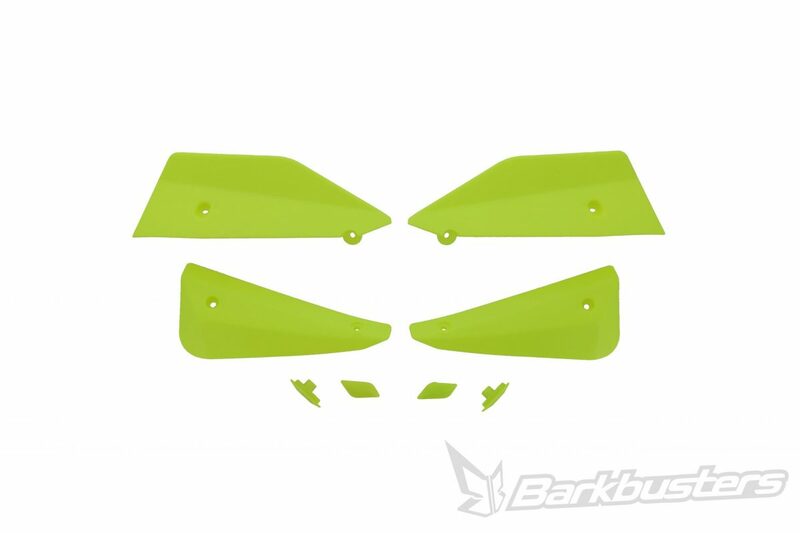 Defletor de Sabre de Barkbusters Conjunto amarelo Hi viz B-084-YH