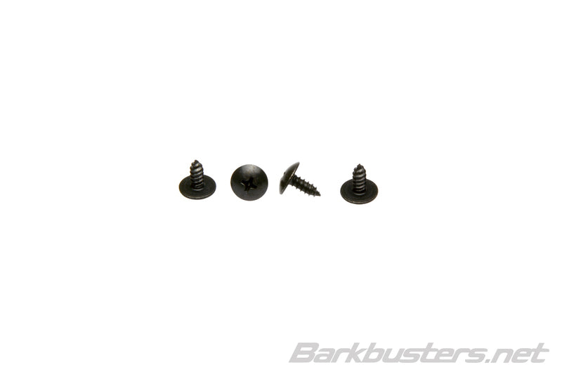 Guardas de kit de parafusos de peças de reposição Barkbusters para consertar guardas plásticos no ego da espinha dorsal, VPS e Jet Set of 4 B-065