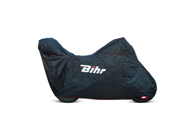 Bihr Indoor Protective Cover H20 Black - Moto / Scooter With Top Case and Windscreen - STCHS -S