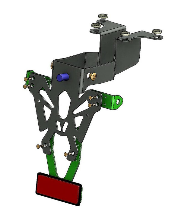 V Placa de peças Placa Black Suzuki GSR750 C8-SPS002