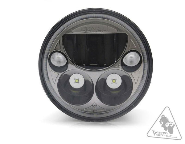 Denali M5 LED front lamp Ø145 mm-Black Chrome (TT-M5E)