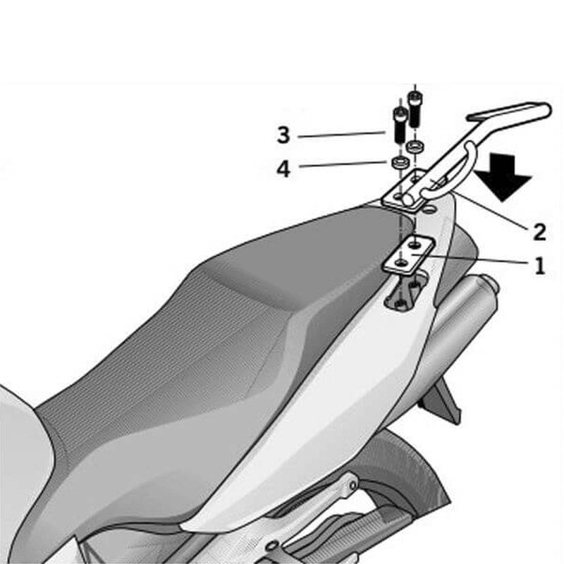 Conjunto de encaixe master shad top - Honda H0VF82ST