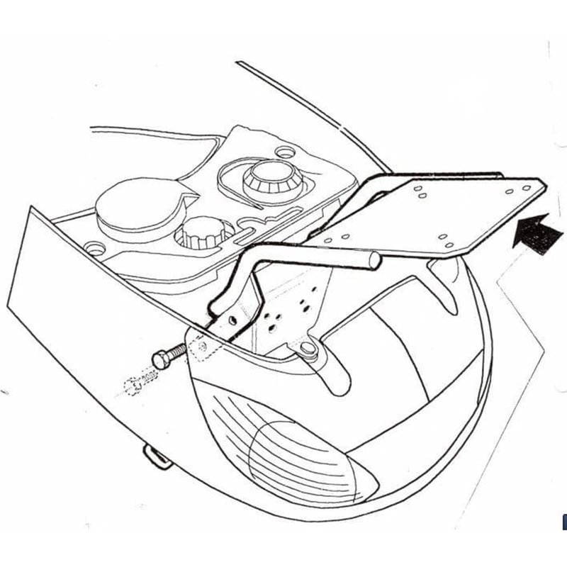 Conjunto de encaixe master shad top - Peugeot P0v59T