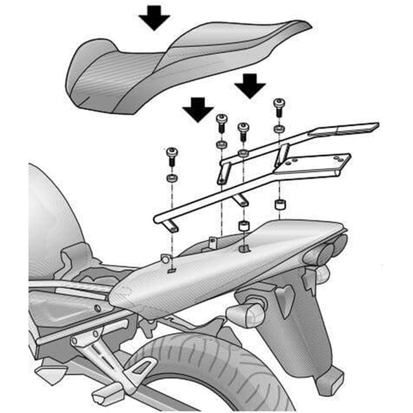 Conjunto de encaixe master shad top - yamaha y0fz11st