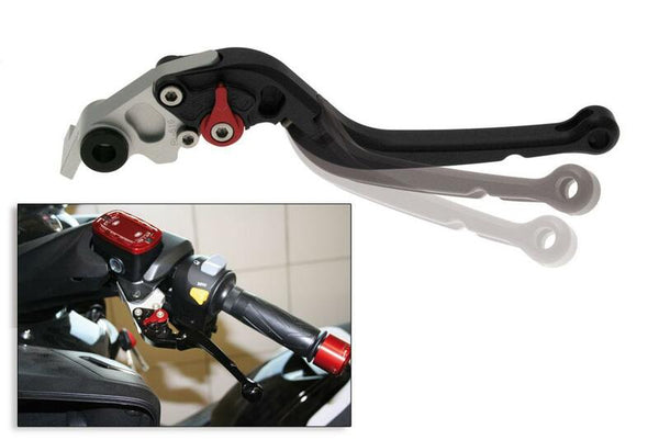 Bihr esquerda vidas dobráveis ​​alumínio anodizado BlackA31F-4005L