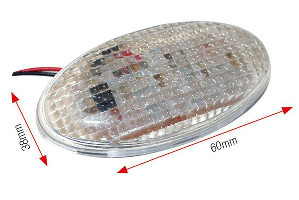 Bihr œIl LED Blinkers - tamanho grande | Universal YM-1813LED (PAR)