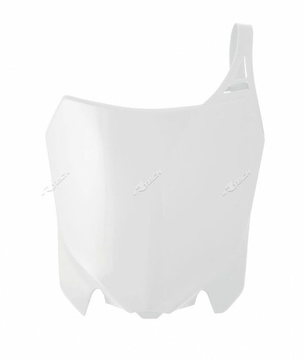 Placa de número frontal RACETECH branca Honda CRF250R/450R R-TBCRFBN0013