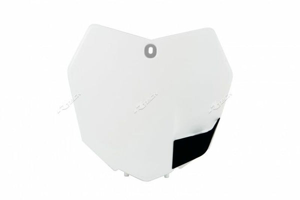 Placa de número frontal RACETECH WHITE KTM R-TBKTMBN0013