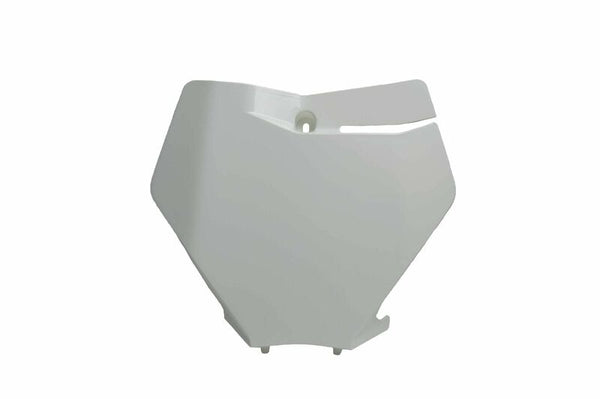 Placa de número frontal RACETECH WHITE KTM SX/SX-F R-TBKTMBN0019