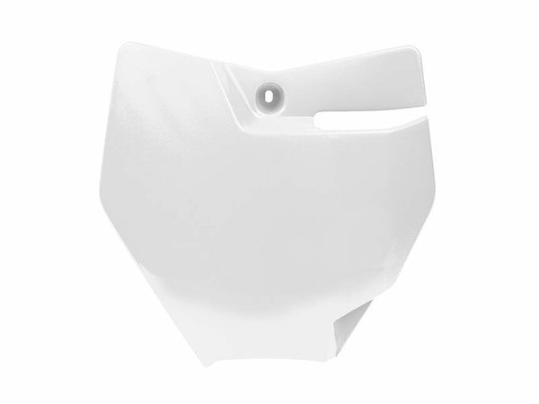 Placa de número frontal RACETECH WHITE KTM SX85 R-TBKTMBN0185