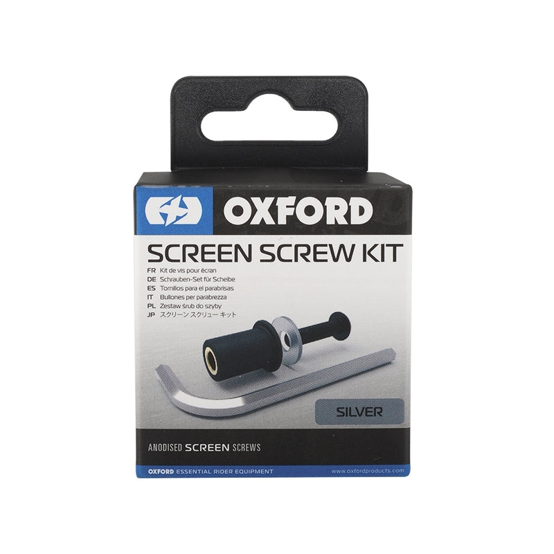 Oxford Screw Kit For Screens Silver OX563