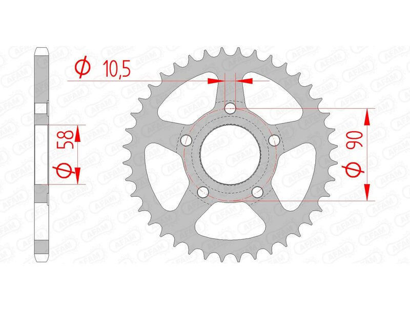 AFAM STEIL STACH SPROCK 10215 - 520