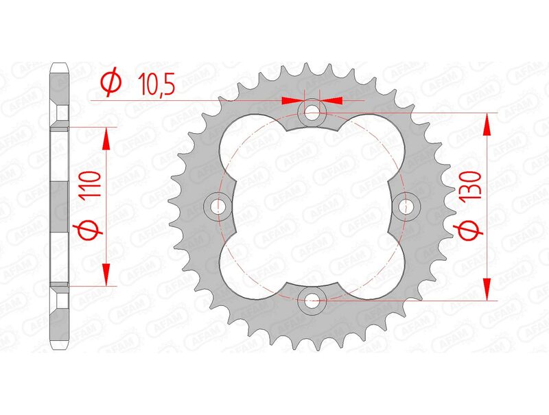 AFAM STEIL STACH SPROCK 10318 - 520