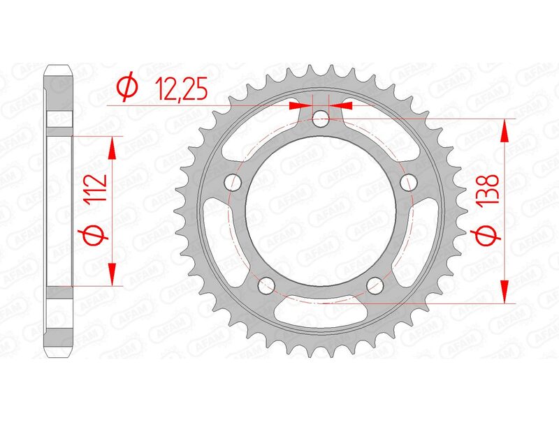 AFAM STEIL STACH Sprock 10508 - 530