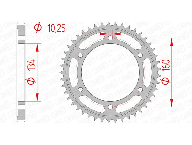 AFAM STEIL STACH Sprock 10617 - 525