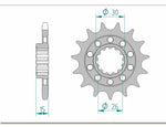 AFAM STEIL PADRÃO FRONTAL Sprock 166800 - 525