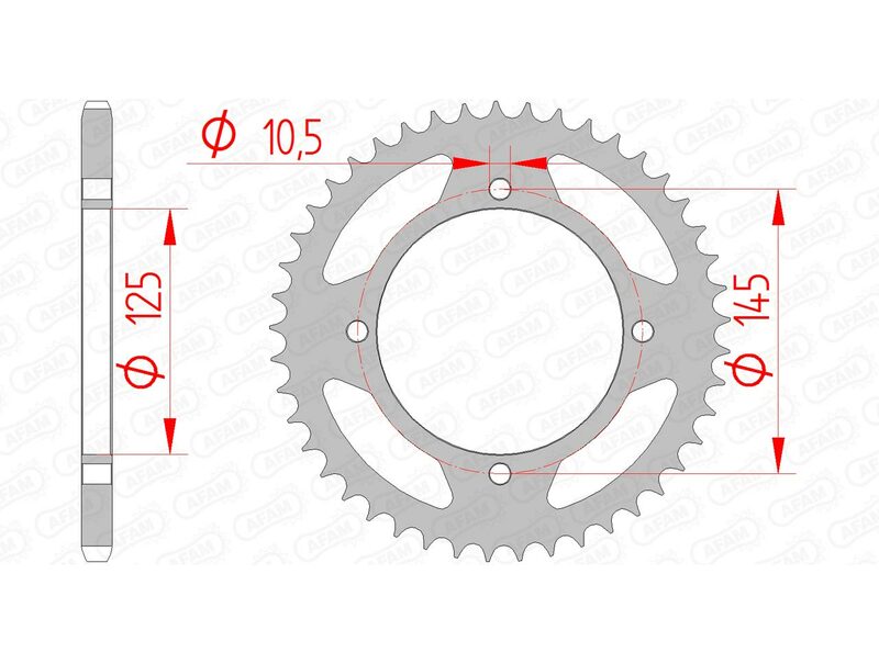 AFAM STEIL STACH SPROCK 12505 - 520