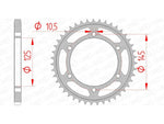 AFAM Steel Standard Rear Sprock 12603 - 525