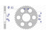 Afam alumínio Ultra -Light Hard Anodived Sprorrefet 13208 - 428