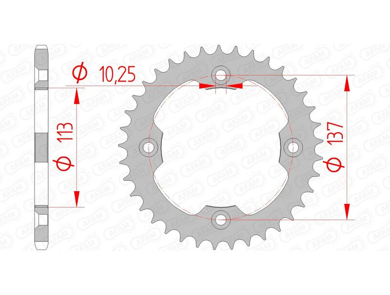 AFAM STEIL STACH SPROCK 14412 - 520