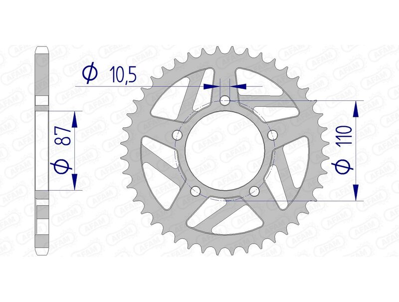 Afam Aluminium TRANHO FALADO 15405 - 520