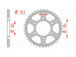 Afam Steel Standard traseiro falado 16504 - 520