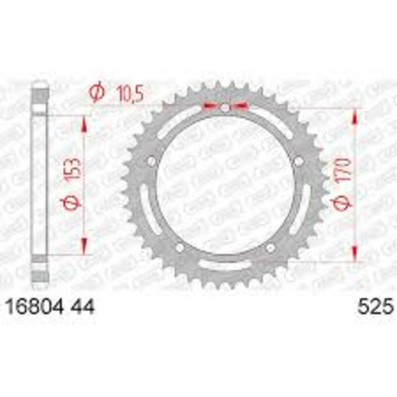 AFAM STEEL STANDARD REAR SPROPET 16804525