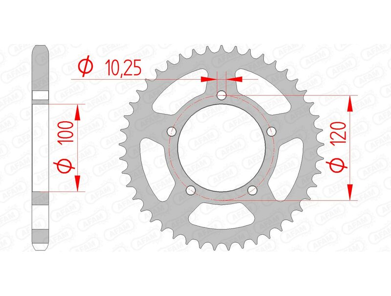 AFAM STEIL STACH Sprock 35800 - 525