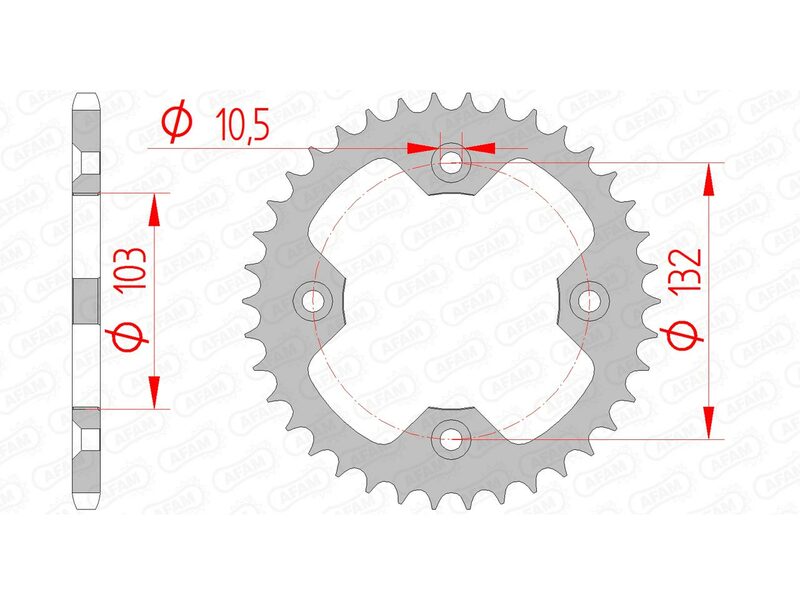 AFAM STEIL STACH SPROCK 71305 - 520