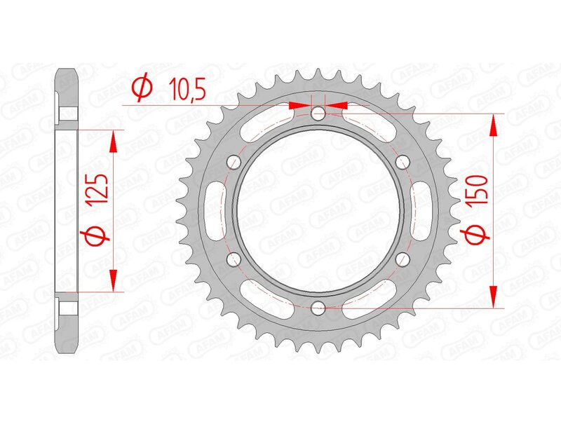 AFAM STEIL STACH SPROCK 71800 - 525