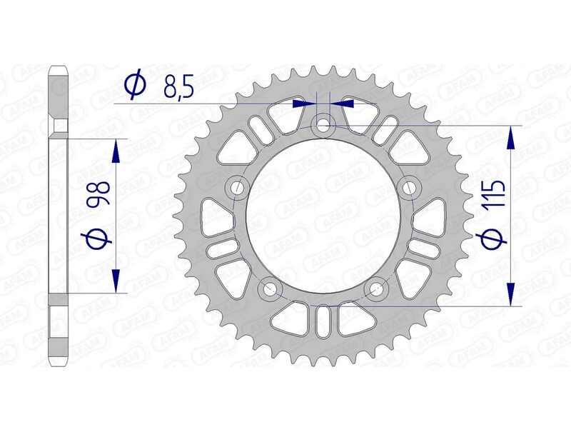 Afam Aluminium TRANHO FALADO 72101 - 420