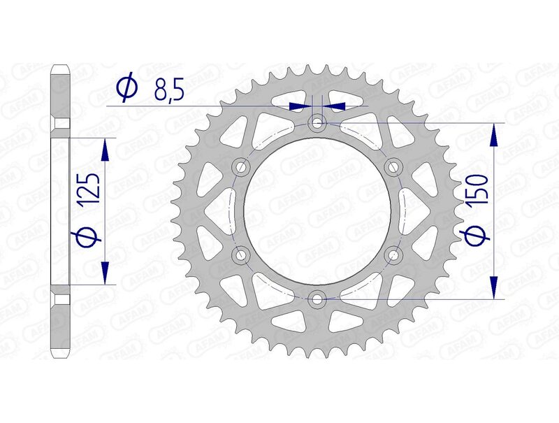 Afam Aluminium Tasch Falado 72304 - 520