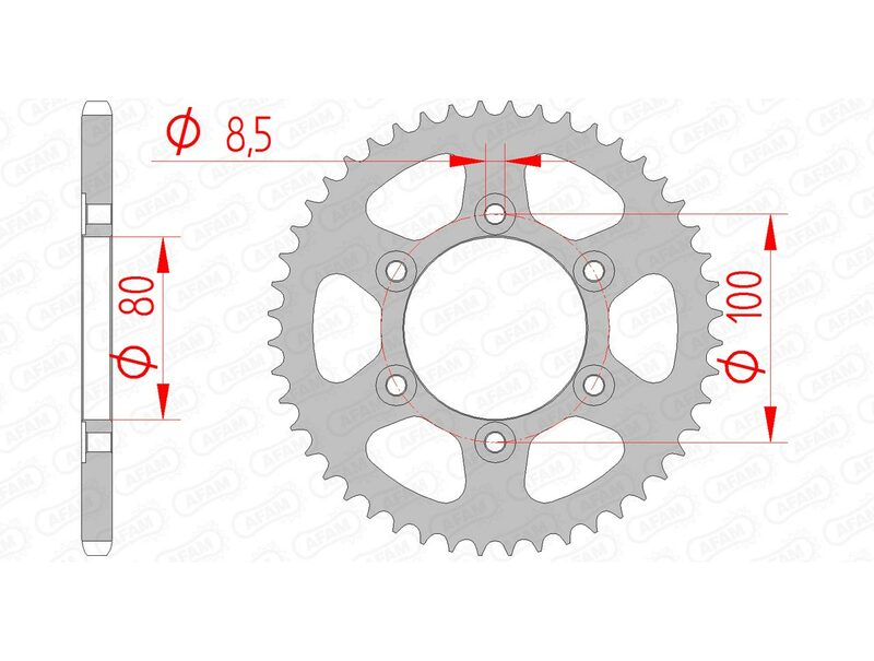 AFAM STEIL STACH SPROCK 80105 - 420