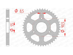 AFAM STEIL STACH Sprock 80200 - 428