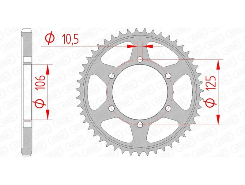 AFAM STEIL STACH SPROCK 86605 - 525