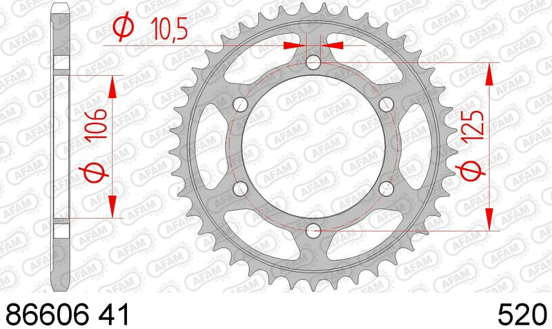 AFAM STEIL STACH SPROCK 86606 - 520