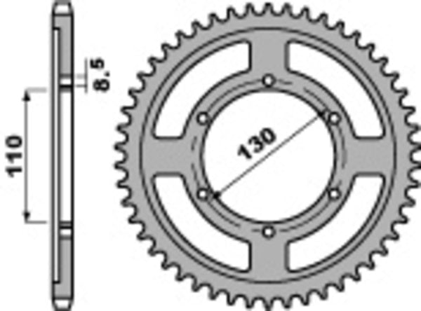 Standice C45 de aço C45 PBR SPOTOKET 4372 - 428 4372 46 C45