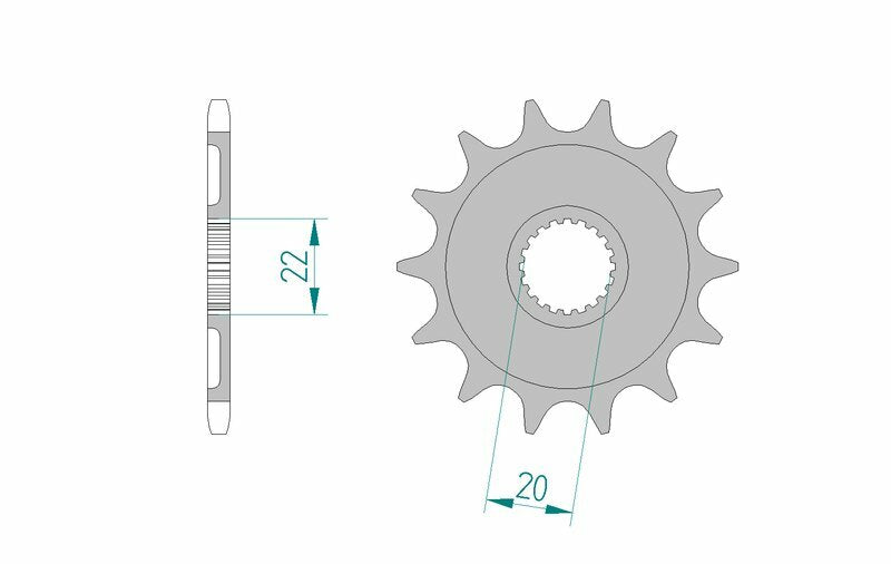 AFAM STEIL PADRÃO FRONT Sprock 21309 - 520