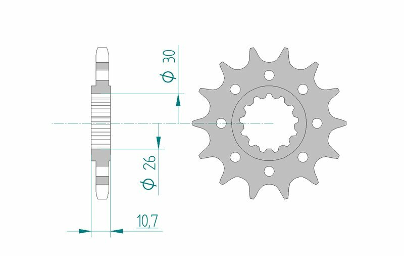 AFAM STEIL STACH Sprock 21805 - 525