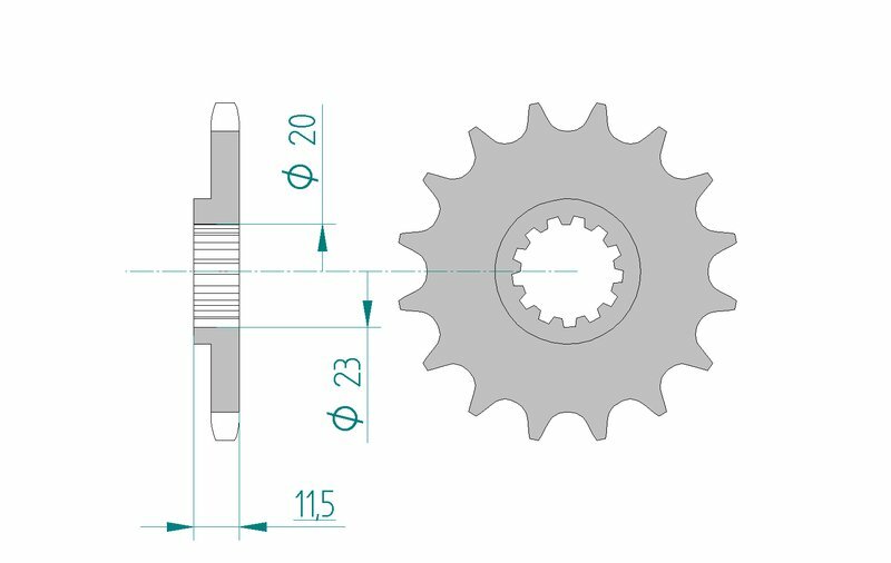 AFAM STEIL STACH Sprock 22201 - 428