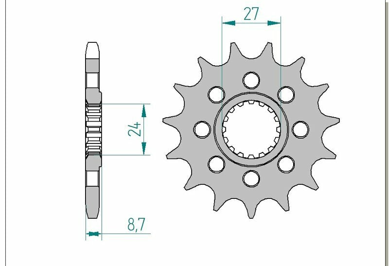 AFAM STEIL STACH Sprock 22901 - 525