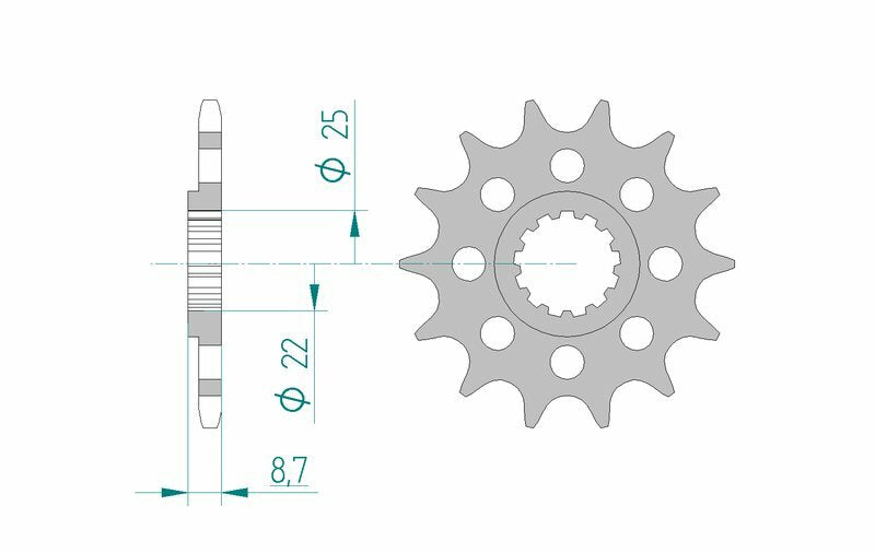 AFAM STEIL STACH Sprock 28402 - 520