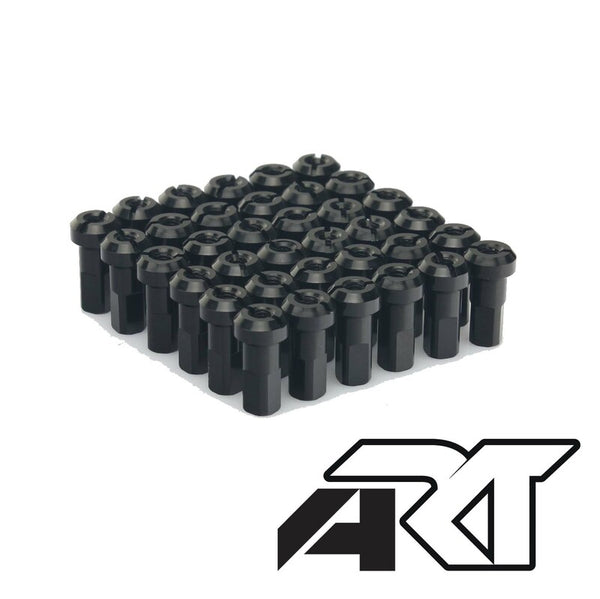 Haan Wheels Spokes Conjunto - 36 raios TR -preto