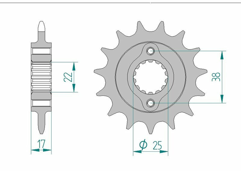 AFAM STEIL STACH Sprock 52612 - 520