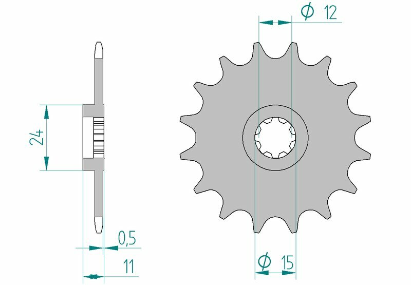 AFAM STEIL STACH Sprock 94100 - 415