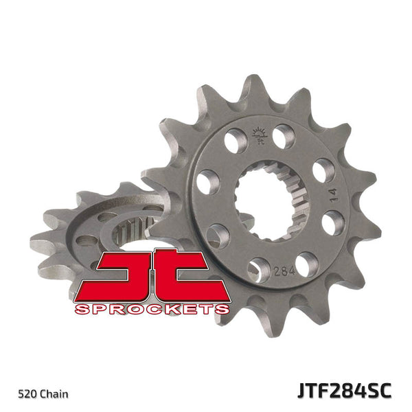 JT Sprock's Steel Auto -Cleaning Front Sprock 284 - 520 JTF284.13SC
