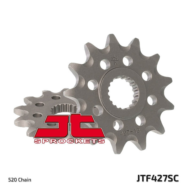 JT Sprock's Steel Auto -Limpa Front Sprock 427 - 520 JTF427.13SC