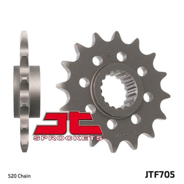 JT Sprock's Steel Standard Front Sprock 705 - 520 JTF705.16