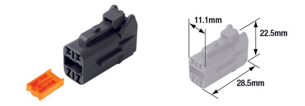Connector Hane impermeável Tourmax 060 (FRM) -4-POLE-ETP-100