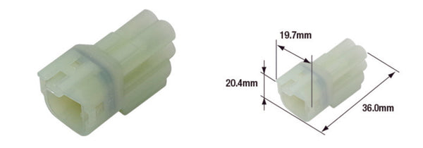 Conector feminino à prova d'água de turmax 090 (FRSH) -4-POLE-ETP-107